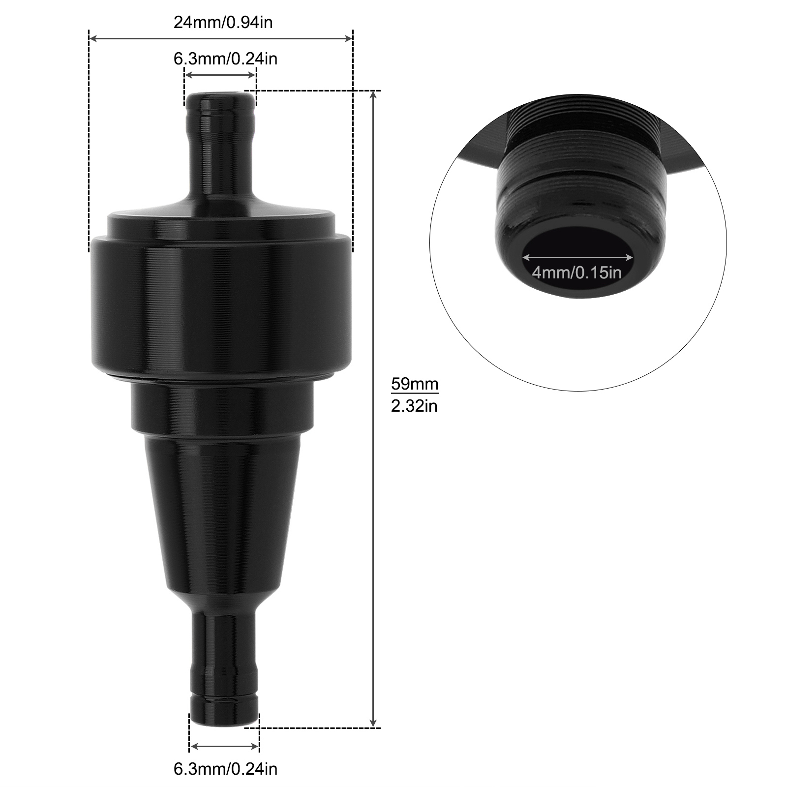 1/4In 6mm Motorcycle Fuel Filt - Motorcycle Oil Filter review and price