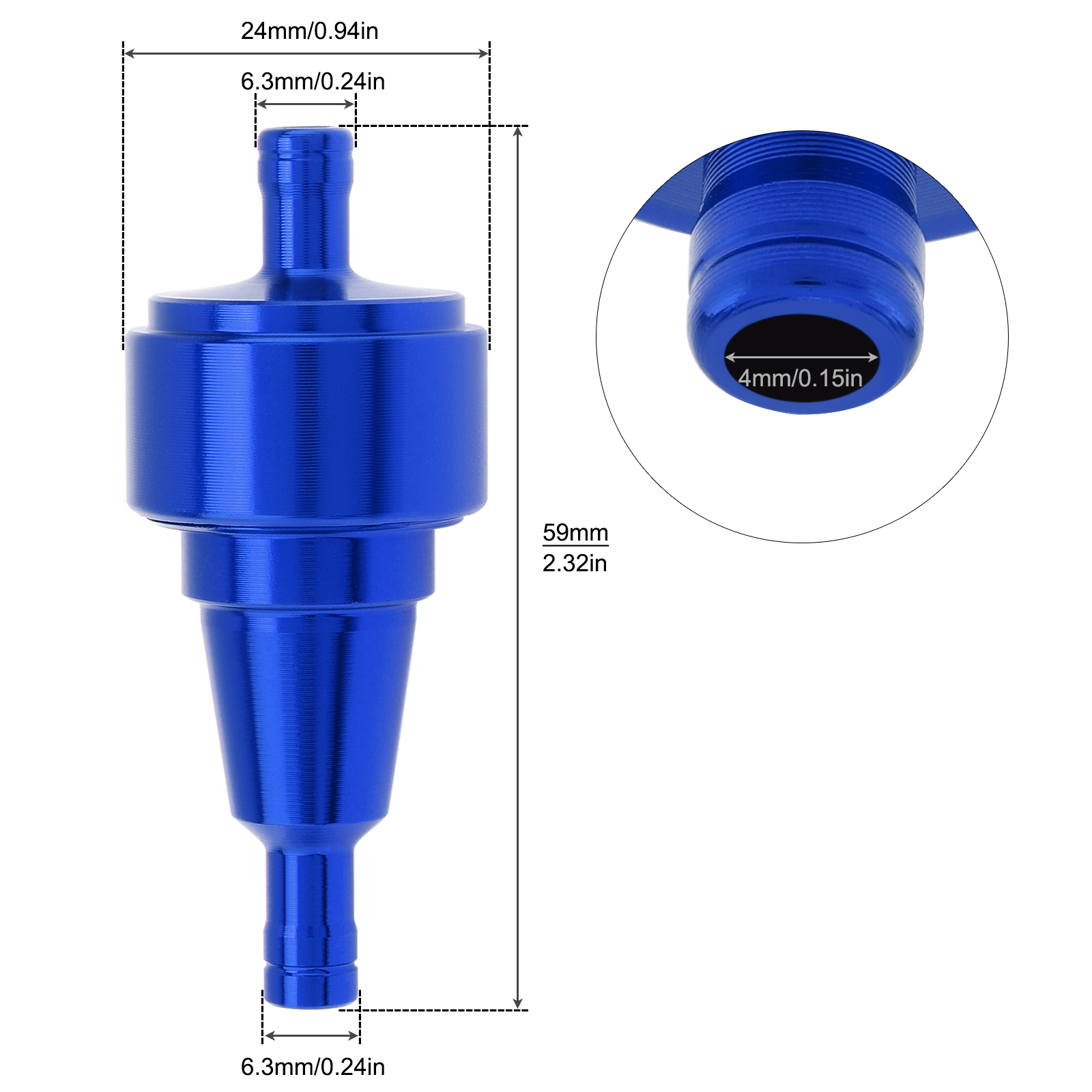 1/4In 6mm Motorcycle Fuel Filt - Motorcycle Oil Filter review and price