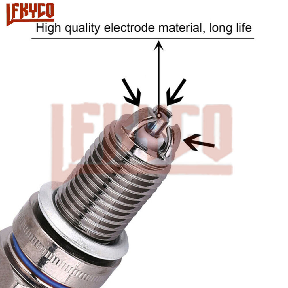 1/2/3/4PCS 3 Electrodes D8TC S - Motorcycle Spark Plug review and price